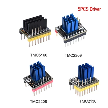5PCS TMC5160 TMC2209 TMC2130 TMC2208 Stepper Motor Driver StepStick Mute for SKR V1.4 MINI E3 3D Printer Control Board
5PCS TMC5160 TMC2209 TMC2130 TMC2208 Stepper Motor Driver StepStick Mute for SKR V1.4 MINI E3 3D Printer Control Board