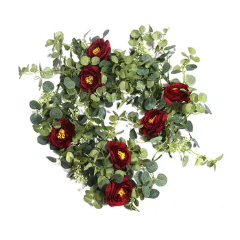 Artificial Rose Vine Flower Garland Wedding Arch Arrangement Decorations Hanging Eucalyptus Garland Rattan for Home
Artificial Rose Vine Flower Garland Wedding Arch Arrangement Decorations Hanging Eucalyptus Garland Rattan for Home