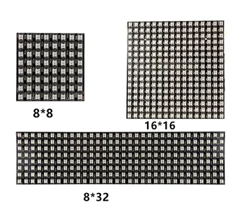 DC5V WS2812B LED Panel Full Color RGB Matrix Module SMD 5050 8*8/8*32/16*16 Pixels
DC5V WS2812B LED Panel Full Color RGB Matrix Module SMD 5050 8*8/8*32/16*16 Pixels