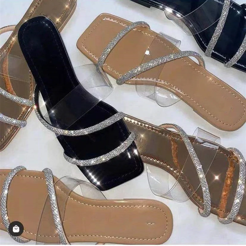 NEW Bling Women Slipper Transparent Flats Women Beach Sandal Outdoor Casual Slides 2021 Women Shoes Ladies Flip Flops
NEW Bling Women Slipper Transparent Flats Women Beach Sandal Outdoor Casual Slides 2021 Women Shoes Ladies Flip Flops