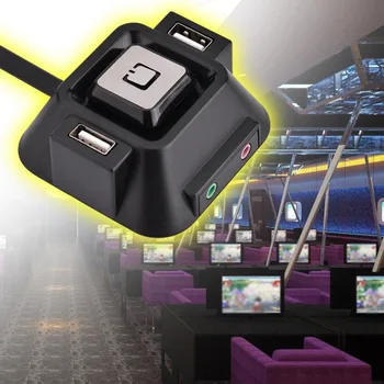 Desktop PC Case Switch Power on/off Button With Dual USB Ports with Audio Mic / Microphone ports Jack Accessories
Desktop PC Case Switch Power on/off Button With Dual USB Ports with Audio Mic / Microphone ports Jack Accessories