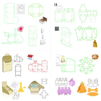 YaMinSanNiO 19 Styles Folable Box Metal Cutting Dies Gift Box Craft Stencil Templates Diy Scrapbooking Album Paper Card Making
YaMinSanNiO 19 Styles Folable Box Metal Cutting Dies Gift Box Craft Stencil Templates Diy Scrapbooking Album Paper Card Making