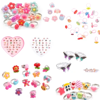 1/2/5/6/10Pcs/lot Adjustable Cartoon Rings For Girls Dress Up Accessories Party Kids DIY Craft Toy Random Color
1/2/5/6/10Pcs/lot Adjustable Cartoon Rings For Girls Dress Up Accessories Party Kids DIY Craft Toy Random Color