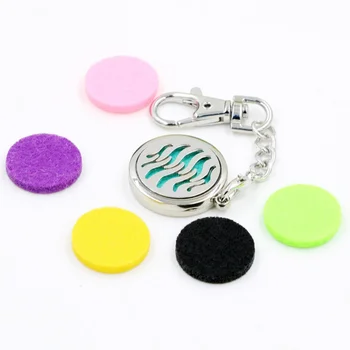 Aromatherapy Essential Oil Diffuser Key Chain Keyfob Gift Keyring Bag Wallet Pendant Ornament
Aromatherapy Essential Oil Diffuser Key Chain Keyfob Gift Keyring Bag Wallet Pendant Ornament