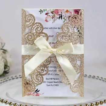 10Pcs Wedding Invitation Card with Peacock Flower Hollow Envelopes Glitter Paper Thank You For Business Party Supplies
10Pcs Wedding Invitation Card with Peacock Flower Hollow Envelopes Glitter Paper Thank You For Business Party Supplies