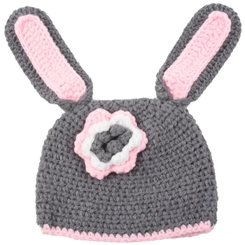 Baby Nina and Newborn Baby 0-9 Months Cute Handmade Rabbit Knit Beanie Hats Animal Clothes Costume Photography Proposition Team,
Baby Nina and Newborn Baby 0-9 Months Cute Handmade Rabbit Knit Beanie Hats Animal Clothes Costume Photography Proposition Team,
