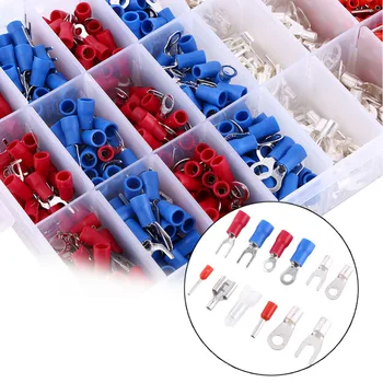 1000pcs 24Types Insulated Crimp Terminals Tube type terminal Ring Terminals Electrical Cable Wire Connectors Assorted Set
1000pcs 24Types Insulated Crimp Terminals Tube type terminal Ring Terminals Electrical Cable Wire Connectors Assorted Set
