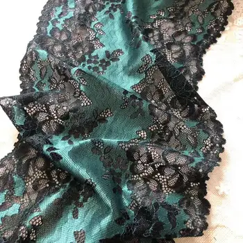 1 Yard Black with Green Spandex Elastic Lingerie Lace Trim Flower Stretch Sewing DIY Appliques Lace Fabric For Underwear Bra
1 Yard Black with Green Spandex Elastic Lingerie Lace Trim Flower Stretch Sewing DIY Appliques Lace Fabric For Underwear Bra