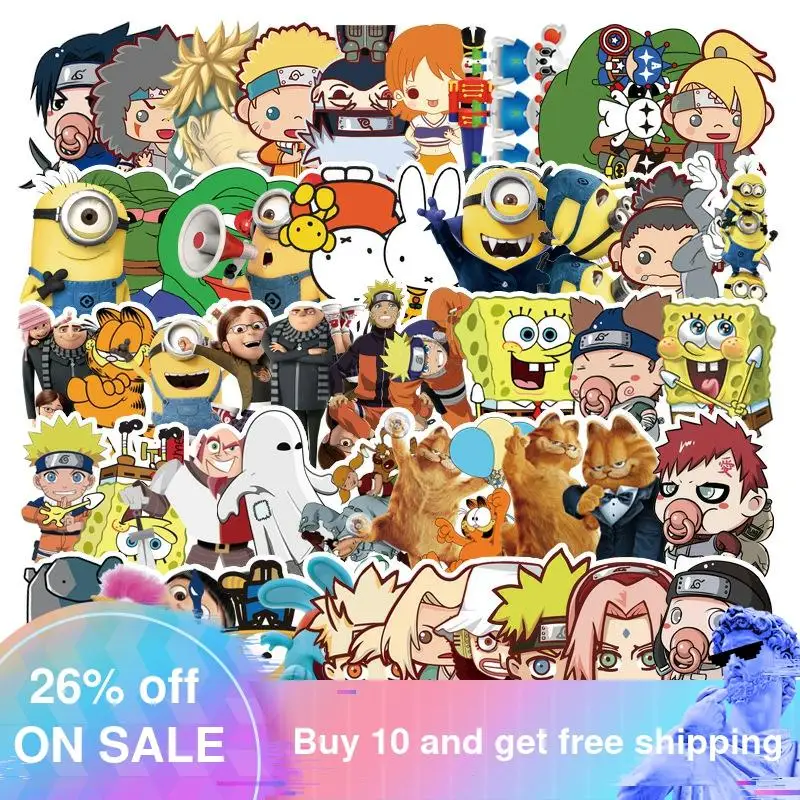 10/30/55pcs Cartoon Anime NARUTO Waterproof Kids Stickers Skateboard Suitcase Guitar Graffiti DIY Sticker Children Classic Toys
10/30/55pcs Cartoon Anime NARUTO Waterproof Kids Stickers Skateboard Suitcase Guitar Graffiti DIY Sticker Children Classic Toys