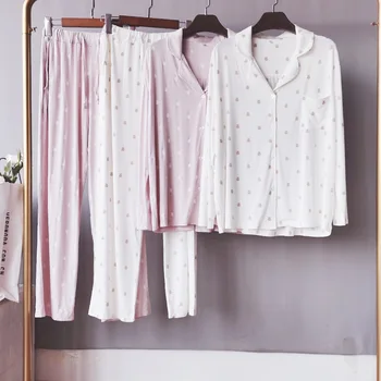 Bear Printed Modal Cotton Long Sleeve Long Pants Homewear Set Fresh and Cute Sweet Ladies Pyjamas Pajamas for Women Cotton
Bear Printed Modal Cotton Long Sleeve Long Pants Homewear Set Fresh and Cute Sweet Ladies Pyjamas Pajamas for Women Cotton
