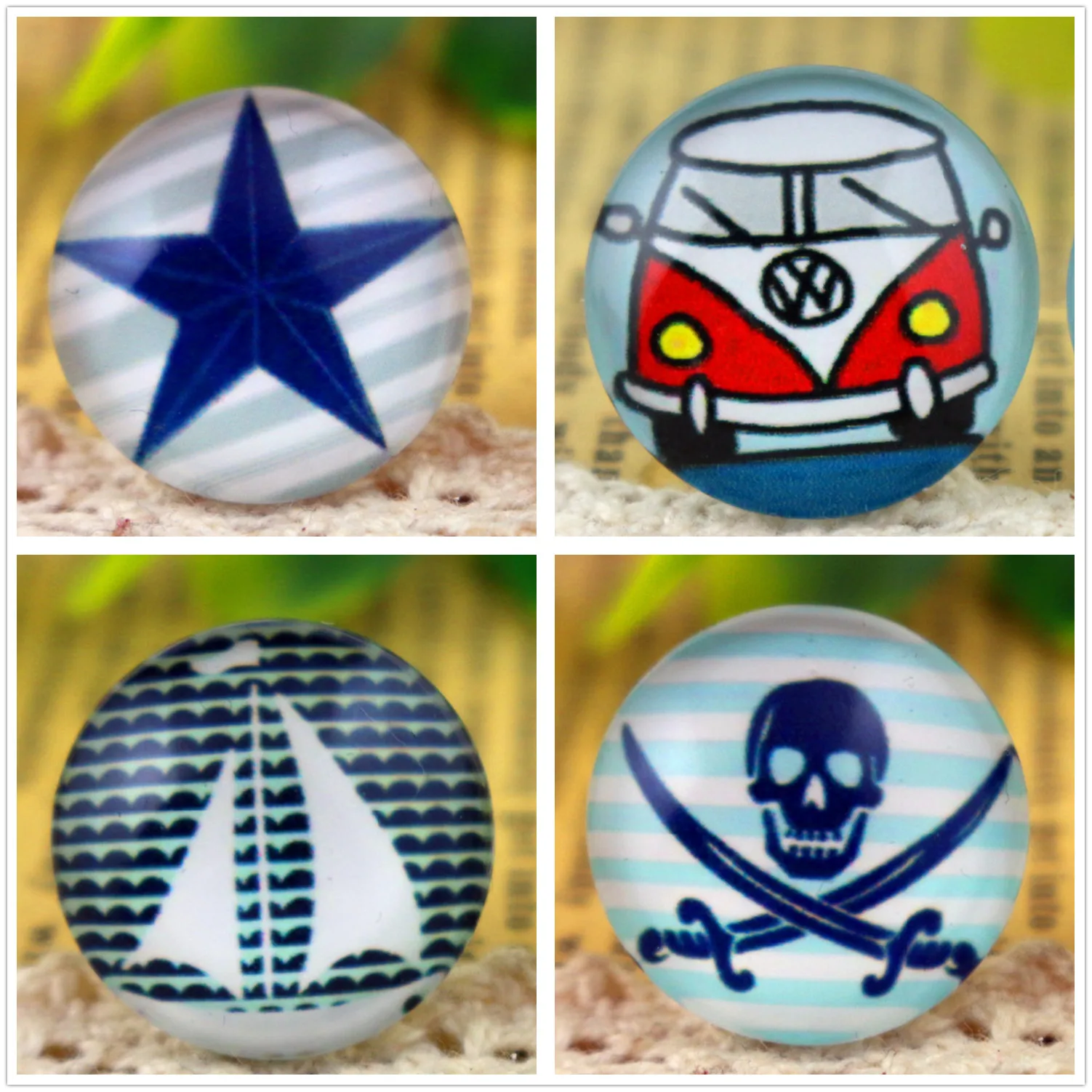 Hot Sale 10pcs 20mm Handmade Five-pointed star Photo Glass Cabochons Pattern Domed Jewelry Accessories Supplies
Hot Sale 10pcs 20mm Handmade Five-pointed star Photo Glass Cabochons Pattern Domed Jewelry Accessories Supplies