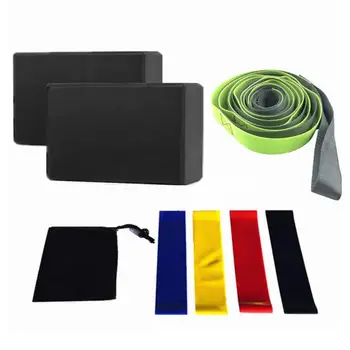 Durable Yoga Belts Multi-function 7pcs/set Yoga Blocks Bricks Resistance Bands Stretch Belt Strap with Carry Bag
Durable Yoga Belts Multi-function 7pcs/set Yoga Blocks Bricks Resistance Bands Stretch Belt Strap with Carry Bag