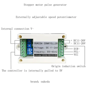 Stepper motor pulse generator DC11-26V motor pulse controller signal generator simple PLC
Stepper motor pulse generator DC11-26V motor pulse controller signal generator simple PLC