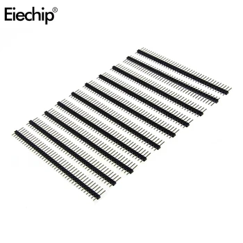 100pcs 2.54mm Single Male Pin Header Connector 1x40 Single Row 2.54 Breakable 40 Pins Connector Strip Board Module For Arduino 
100pcs 2.54mm Single Male Pin Header Connector 1x40 Single Row 2.54 Breakable 40 Pins Connector Strip Board Module For Arduino