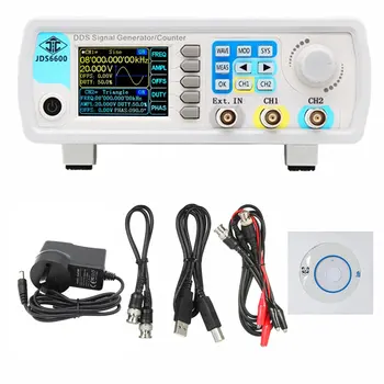 JDS6600 60MHz Digital Control DDS Dual-channel Arbitrary Waveform Functional Signal Generator Frequency Meter High Precision
JDS6600 60MHz Digital Control DDS Dual-channel Arbitrary Waveform Functional Signal Generator Frequency Meter High Precision