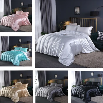 Bedding Sets Bedding Set Luxury Bed Sheets and Pillowcases Washed Silk Four-piece Silky Silk Quilt Cover Sheets Ice Silk
Bedding Sets Bedding Set Luxury Bed Sheets and Pillowcases Washed Silk Four-piece Silky Silk Quilt Cover Sheets Ice Silk