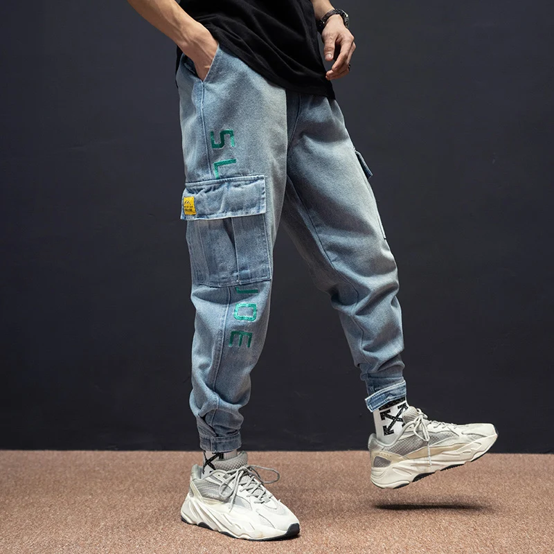 Japanese Vintage Fashion Men Jeans Loose Fit Big Pocket Casual Denim Cargo Pants Hombre Streetwear Hip Hop Jeans Men Harem Pants
Japanese Vintage Fashion Men Jeans Loose Fit Big Pocket Casual Denim Cargo Pants Hombre Streetwear Hip Hop Jeans Men Harem Pants