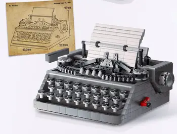 1503Pcs Retro Mechanical Typewriter Bricks Small Particle DIY Building Block Kit Stem Toy Children Educational Toy Birthday Gift
1503Pcs Retro Mechanical Typewriter Bricks Small Particle DIY Building Block Kit Stem Toy Children Educational Toy Birthday Gift