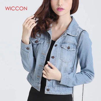 2020 Autumn Fashion Jeans Jackets Denim Women Slim Cotton Solid Jacket Women Outerwear Ladies Coats Womens Jackets Coats
2020 Autumn Fashion Jeans Jackets Denim Women Slim Cotton Solid Jacket Women Outerwear Ladies Coats Womens Jackets Coats