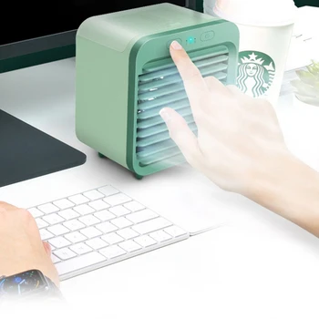 Mini air conditioner cooling desktop cooling spray USB water cooling small fan student office cooler 
Mini air conditioner cooling desktop cooling spray USB water cooling small fan student office cooler
