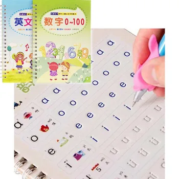 Reusable Copybook For Calligraphy Learning Handwriting 26 English letters Groove Children Calligraphy Practice Books Baby
Reusable Copybook For Calligraphy Learning Handwriting 26 English letters Groove Children Calligraphy Practice Books Baby