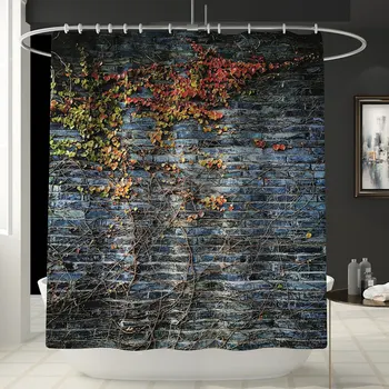 waterproof fabric shower curtains landscape wall vine printing bath curtain screen sets with rug for bathroom home decor DW091
waterproof fabric shower curtains landscape wall vine printing bath curtain screen sets with rug for bathroom home decor DW091
