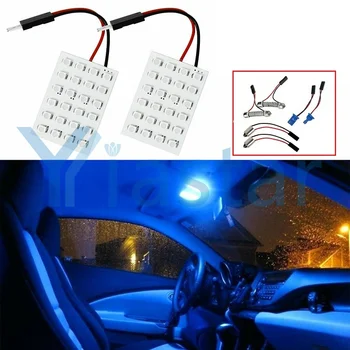Yiastar 50Pcs Blue 24-SMD Festoon T10 PA9S LED Interior Dome Panel Light for Chevy Ford Jeep
Yiastar 50Pcs Blue 24-SMD Festoon T10 PA9S LED Interior Dome Panel Light for Chevy Ford Jeep
