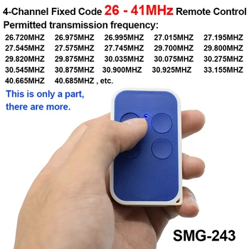 5pcs 27MHz-40MHz remote control garage door remote control opener copy 40.685MHz 26.995MHz 30.075MHz 40.665MHz keychain
5pcs 27MHz-40MHz remote control garage door remote control opener copy 40.685MHz 26.995MHz 30.075MHz 40.665MHz keychain
