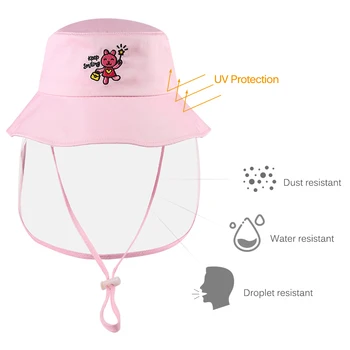 Outdoor UV Protection Sun Cap Anti-fog Detachable Hiking CapTraveling Fishing Bucket Hat Removable Visor Face Cover for Kids
Outdoor UV Protection Sun Cap Anti-fog Detachable Hiking CapTraveling Fishing Bucket Hat Removable Visor Face Cover for Kids