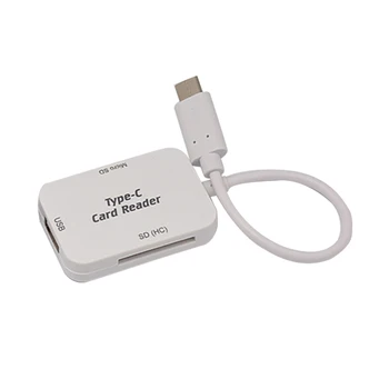 1Pc Card Reader Durable Universal USB Type-C TF SD Memory Card USB Card Reader for Laptop Phone Computer Tablet
1Pc Card Reader Durable Universal USB Type-C TF SD Memory Card USB Card Reader for Laptop Phone Computer Tablet