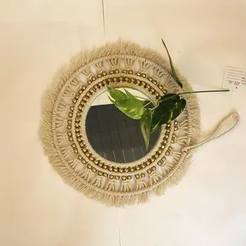 Innovative Woven Mirror Art Decoration Wall Decor Hanging Wall Mirror Nordic Bathroom Decor on the Wall Decorative Mirrors
Innovative Woven Mirror Art Decoration Wall Decor Hanging Wall Mirror Nordic Bathroom Decor on the Wall Decorative Mirrors