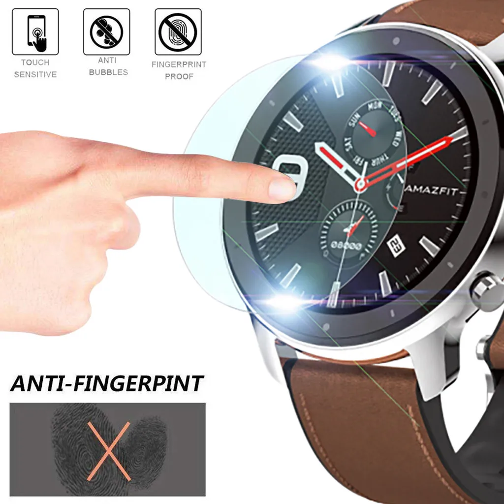 3PC Clear Film Tempered Glass Screen Protector for AMAZFIT GTR Smart Watch 42/47mm Smart watch Protective accessories#20/
3PC Clear Film Tempered Glass Screen Protector for AMAZFIT GTR Smart Watch 42/47mm Smart watch Protective accessories#20/