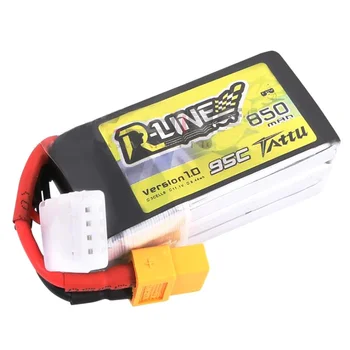 4PCS Tattu R-Line 1.0 850mAh 11.1V 95C 3S1P Lipo Battery Pack with XT60 Plug for RC Cine BetaFPV Drone RC Quadcopter 
4PCS Tattu R-Line 1.0 850mAh 11.1V 95C 3S1P Lipo Battery Pack with XT60 Plug for RC Cine BetaFPV Drone RC Quadcopter