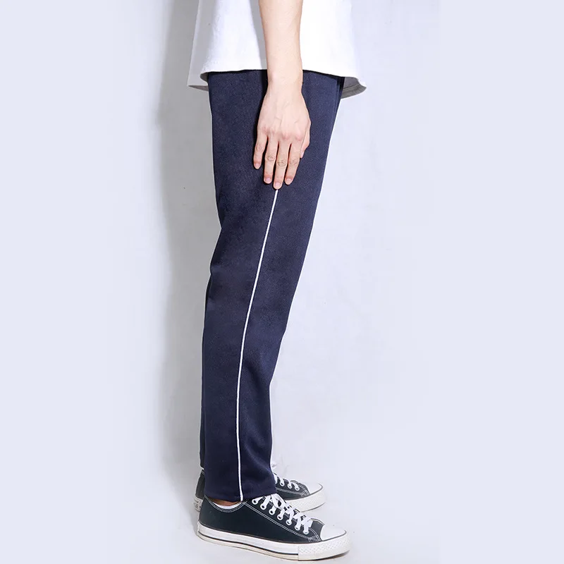 Spring And Summer School Uniform Pants Black Dark Blue Two Bars Athletic Pants Middle And High School Students White Edge Straig
Spring And Summer School Uniform Pants Black Dark Blue Two Bars Athletic Pants Middle And High School Students White Edge Straig