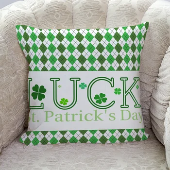 St Patricks Day Lucky Clover Pattern Pillow Covers Cases Cushion Pillowcase Square Print
St Patricks Day Lucky Clover Pattern Pillow Covers Cases Cushion Pillowcase Square Print