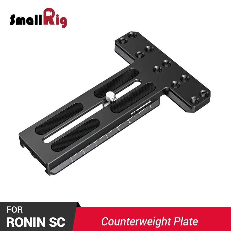 SmallRig Ronin SC Counterweight Mounting Plate for DJI Ronin-SC Gimbal Allows Balancing Front-Heavy Camera Setups 2420
SmallRig Ronin SC Counterweight Mounting Plate for DJI Ronin-SC Gimbal Allows Balancing Front-Heavy Camera Setups 2420