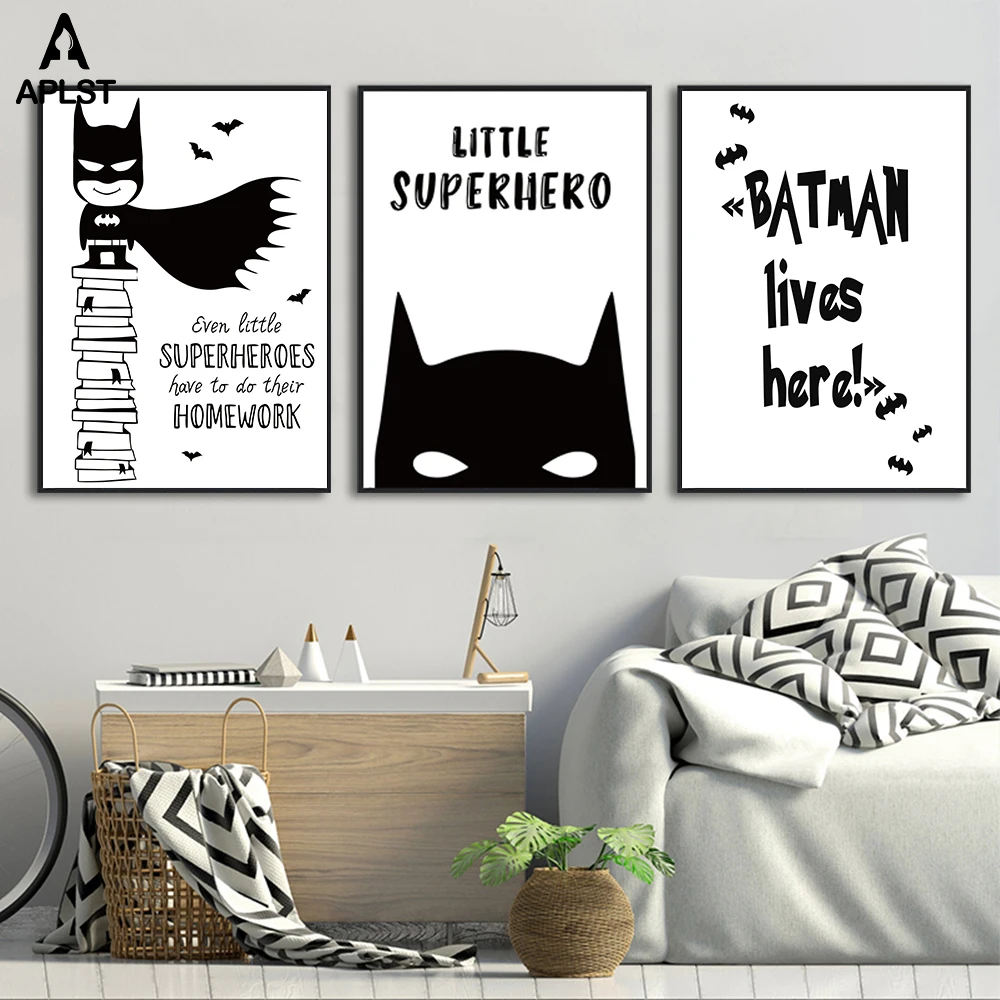 Superhero Batman Baby Infant Canvas Poster Cartoon Wall Art Nordic Style Picture Print Painting Kids Children Bedroom Home Decor
Superhero Batman Baby Infant Canvas Poster Cartoon Wall Art Nordic Style Picture Print Painting Kids Children Bedroom Home Decor