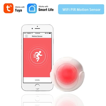 Smart Wireless 2.4GHz WiFi PIR Motion Detection Sensor, Tuya Smart Life Free APP compatible IOS & Android, No Hub required
Smart Wireless 2.4GHz WiFi PIR Motion Detection Sensor, Tuya Smart Life Free APP compatible IOS & Android, No Hub required