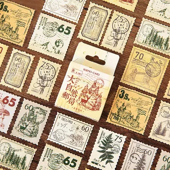 45Pcs Kawaii Stamp Stickers Retro Nature Stationery Stickers Paper Adhesive Label Stickers For Kids Scrapbooking Diary
45Pcs Kawaii Stamp Stickers Retro Nature Stationery Stickers Paper Adhesive Label Stickers For Kids Scrapbooking Diary