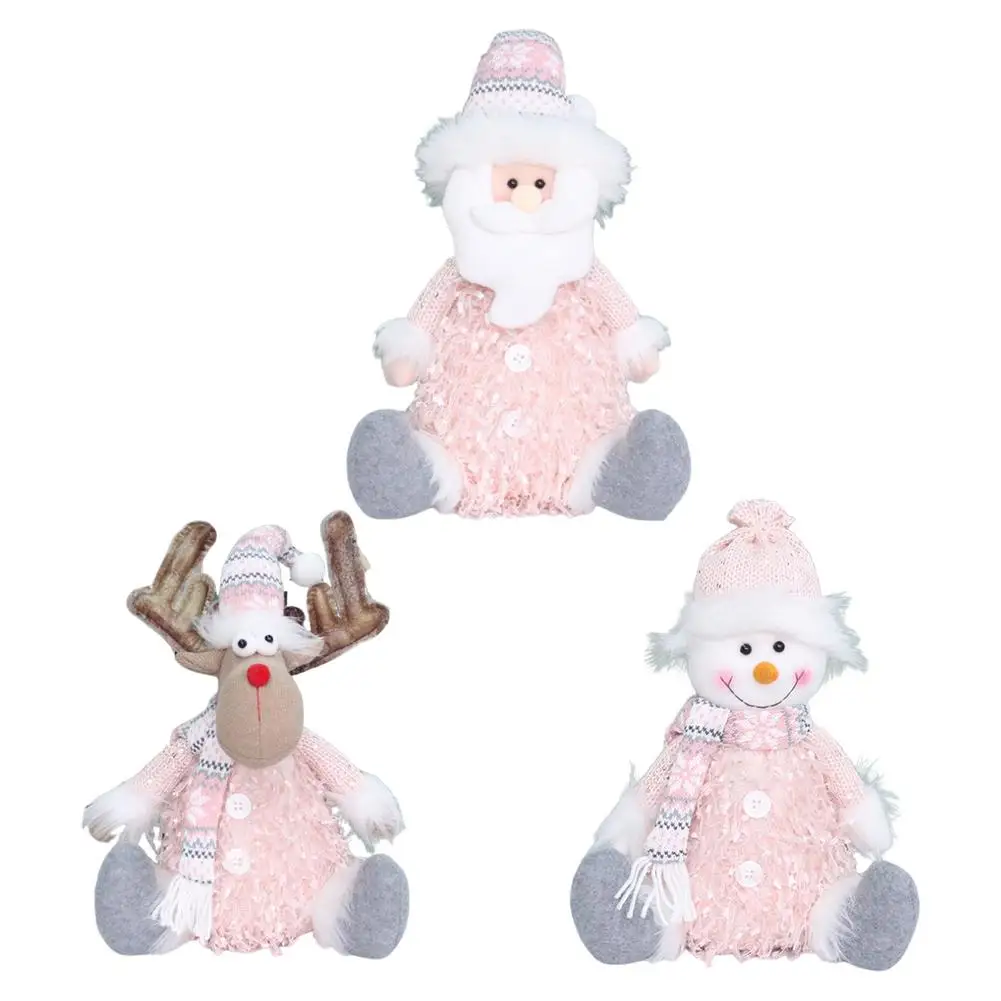 Кукла сидячая на розовой ткани, подвеска в виде рождественской елки, Санта-Клауса, лося, снеговика, рождественские украшения для дома, украшение для стола, Рождество, Новый год
Кукла сидячая на розовой ткани, подвеска в виде рождественской елки, Санта-Клауса, лося, снеговика, рождественские украшения для дома, украшение для стола, Рождество, Новый год