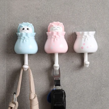 Cartoon Cat Classification Hook Clothes Hat Classification Hook Strong Adhesive Stable And Strong Bearing Capacity Home Tool
Cartoon Cat Classification Hook Clothes Hat Classification Hook Strong Adhesive Stable And Strong Bearing Capacity Home Tool