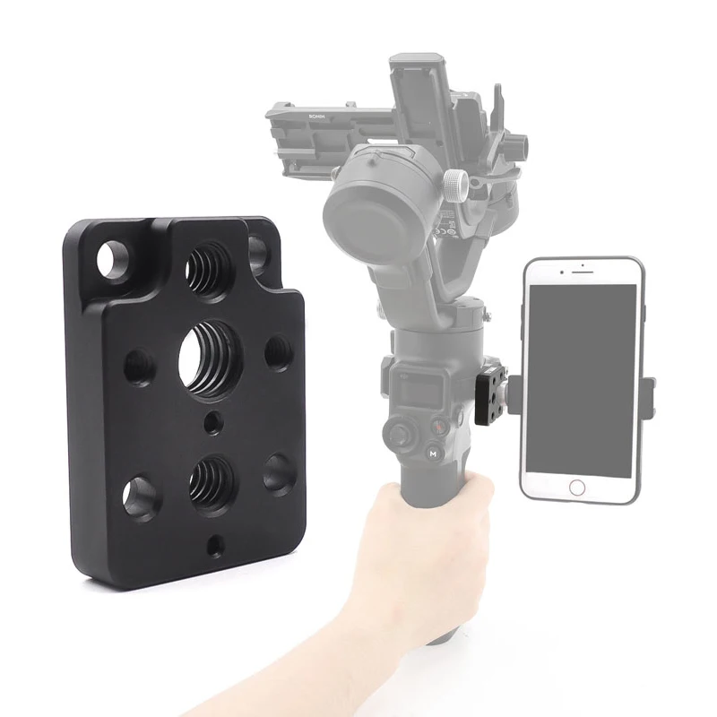 STARTRC Camera stabilizer adapter board Aluminum alloy adapter for DJI RS 2 /RSC 2 Stabilizer External 1/4 accessories
STARTRC Camera stabilizer adapter board Aluminum alloy adapter for DJI RS 2 /RSC 2 Stabilizer External 1/4 accessories