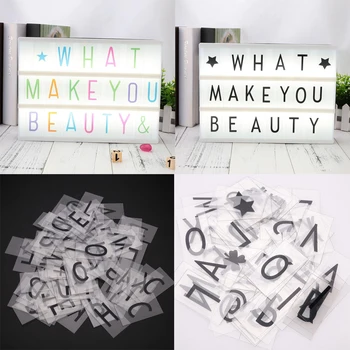 85pcs Letters A4 Light Boxes LED Gifts Tool Message Lighting Letters DIY Card Boxes Home Household Lights Festival Party Lights
85pcs Letters A4 Light Boxes LED Gifts Tool Message Lighting Letters DIY Card Boxes Home Household Lights Festival Party Lights