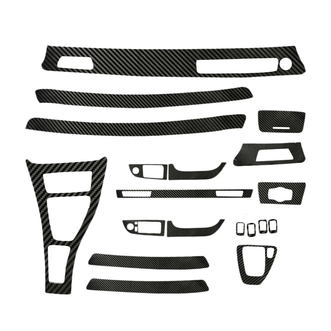 1 Set 5D Interior Carbon Fiber Vinyl Trim Decal Interior Accessories For BMW 3 Series E90 2005-2013 (for Right-hand Drive)
1 Set 5D Interior Carbon Fiber Vinyl Trim Decal Interior Accessories For BMW 3 Series E90 2005-2013 (for Right-hand Drive)