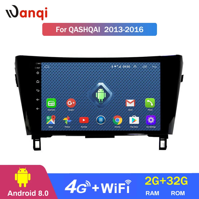 Wanqi Android 8.0 2+32G wifi and 4G 2.5D full touch for 2013 2014 2015 2016 year Nissan QashQai X-Trail car dvd radio gps player
Wanqi Android 8.0 2+32G wifi and 4G 2.5D full touch for 2013 2014 2015 2016 year Nissan QashQai X-Trail car dvd radio gps player