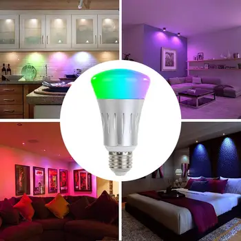 85-265V Remote LED Lamp RGB Spotlight E27 10W Changing Color Dimmable Home Bulbs Energy-saving Wireless Control Adjustable
85-265V Remote LED Lamp RGB Spotlight E27 10W Changing Color Dimmable Home Bulbs Energy-saving Wireless Control Adjustable