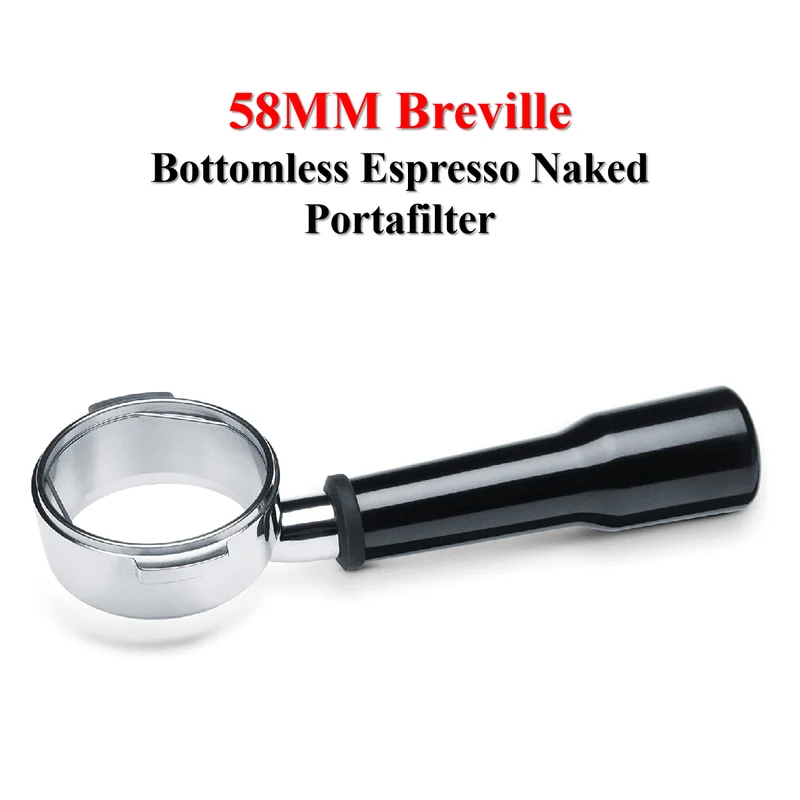 Breville 58MM Bottomless Espresso Naked Portafilter for Breville bes900 920XL bes980XL Coffee Machine Portafilter
Breville 58MM Bottomless Espresso Naked Portafilter for Breville bes900 920XL bes980XL Coffee Machine Portafilter