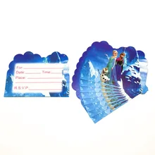10pcs/Lot Cartoon Frozen Disney Elsa Theme Invitation Card Mini Greeting Card Single-Page Type Event Birthday Party Supplies
10pcs/Lot Cartoon Frozen Disney Elsa Theme Invitation Card Mini Greeting Card Single-Page Type Event Birthday Party Supplies