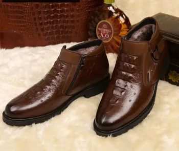 winter men's European Autumn American Crocodile patternMartin boots Genuine leather Plus velvet Keep warm boots zip Buckle boots
winter men's European Autumn American Crocodile patternMartin boots Genuine leather Plus velvet Keep warm boots zip Buckle boots