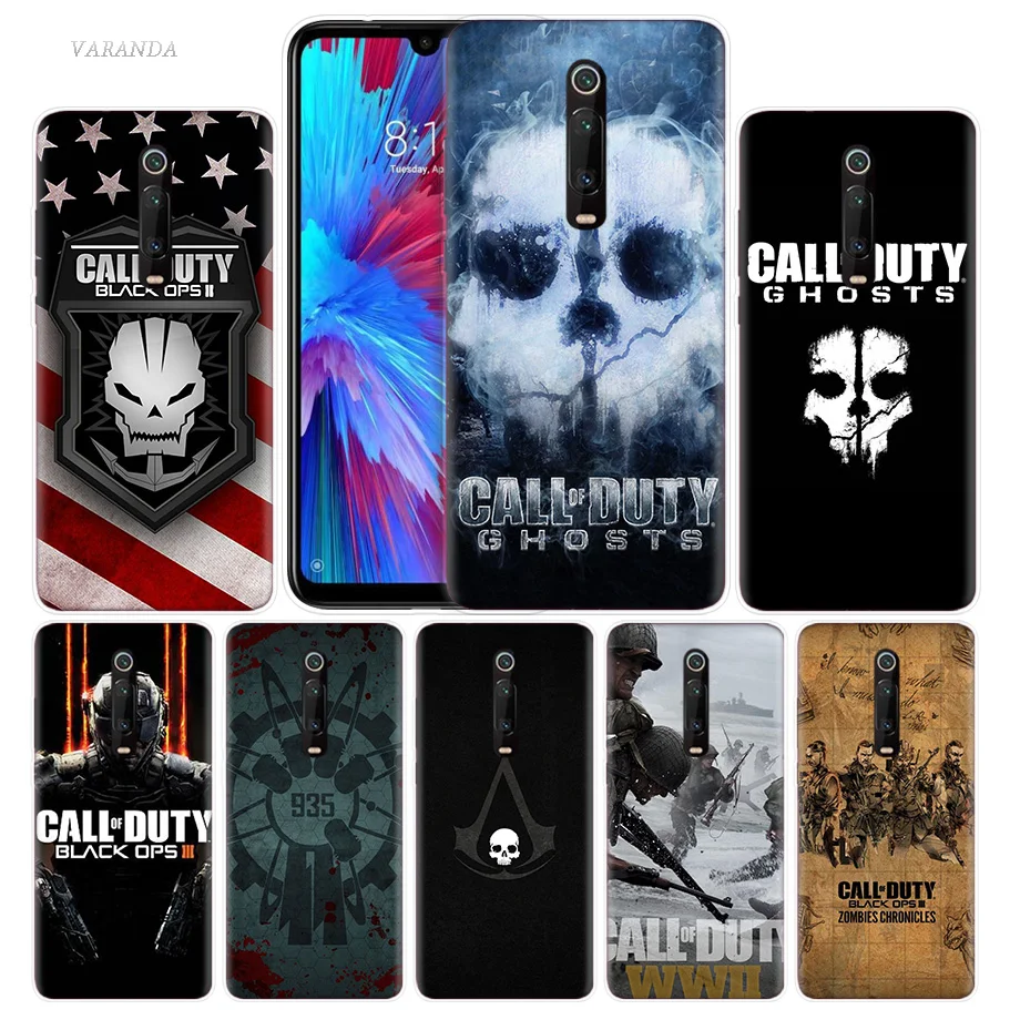 Call of Dutys Case for Xiaomi Redmi Note 8 7 K20 CC9 7S S2 6 6A 7A Pro MI CC9 E 9T A3 A1 A2 Lite F1 TPU Phone Cover
Call of Dutys Case for Xiaomi Redmi Note 8 7 K20 CC9 7S S2 6 6A 7A Pro MI CC9 E 9T A3 A1 A2 Lite F1 TPU Phone Cover
